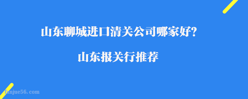 山東聊城進(jìn)口清關(guān)公司哪家好？山東報(bào)關(guān)行推薦