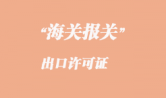 出口許可證 出口許可證