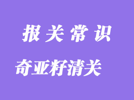 墨西哥奇亞籽代理進(jìn)口報關(guān)操作指南
