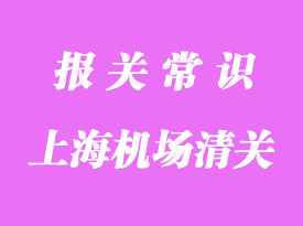 上海機場進(jìn)口清關(guān)公司告訴你貨物通關(guān)怎么做